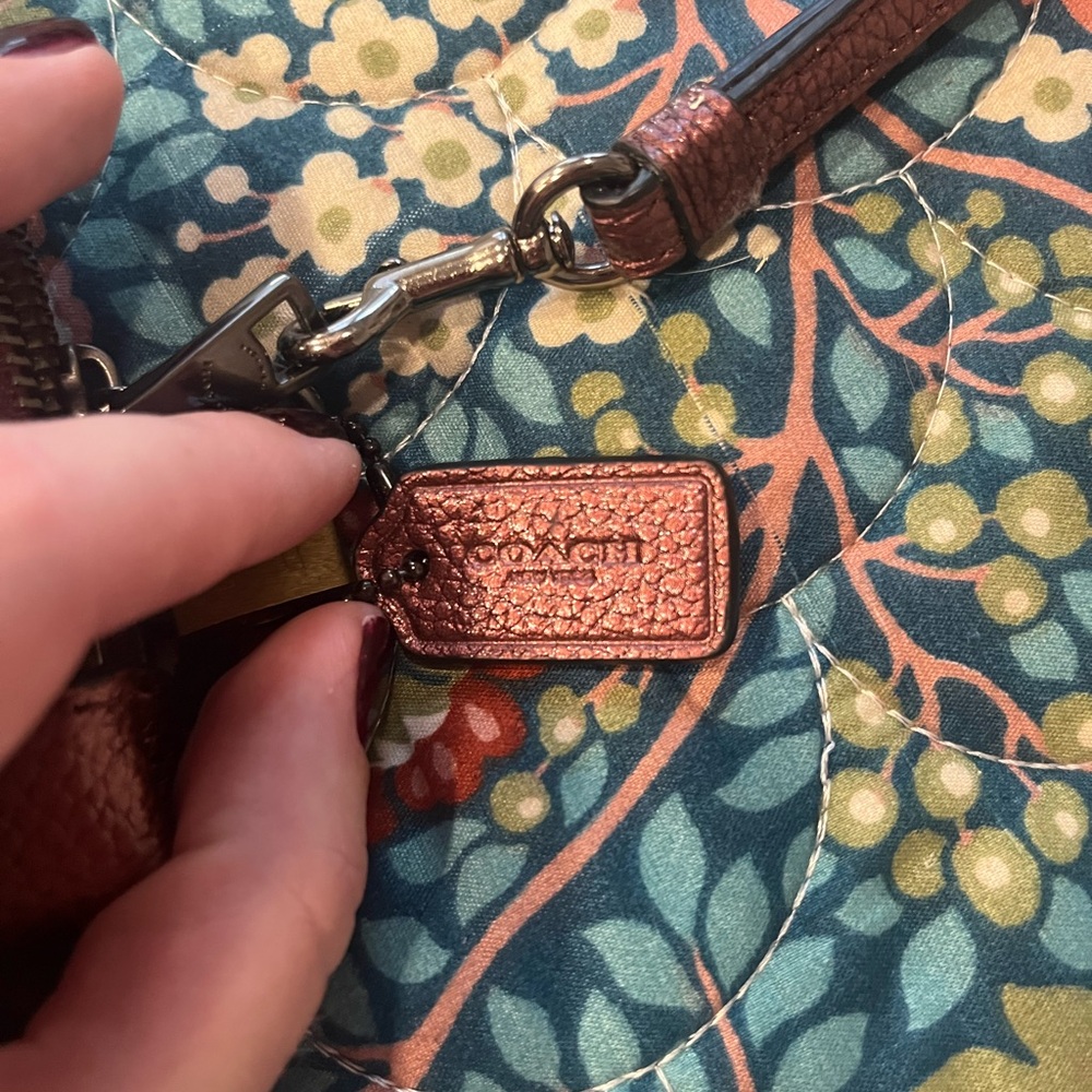 Coach double zip wristlet wallet - Picture 2 of 8